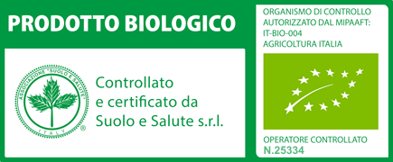 Certificato Olio Extravergine di Oliva Biologico 100% italiano
